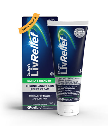 LivRelief Extra Strength Chronic Angry Pain Relief Cream with Arnica