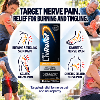 LivRelief Extra Strength Nerve Pain Relief Cream