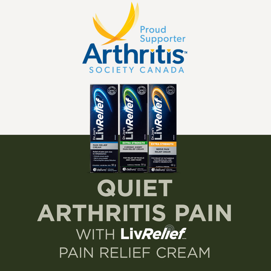 LivRelief Extra Strength Chronic Pain Relief 50g + Healing Cream Bundle