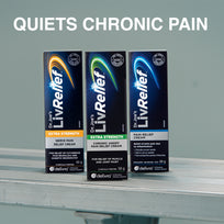 LivRelief Extra Strength Chronic Pain Relief 50g + Healing Cream Bundle